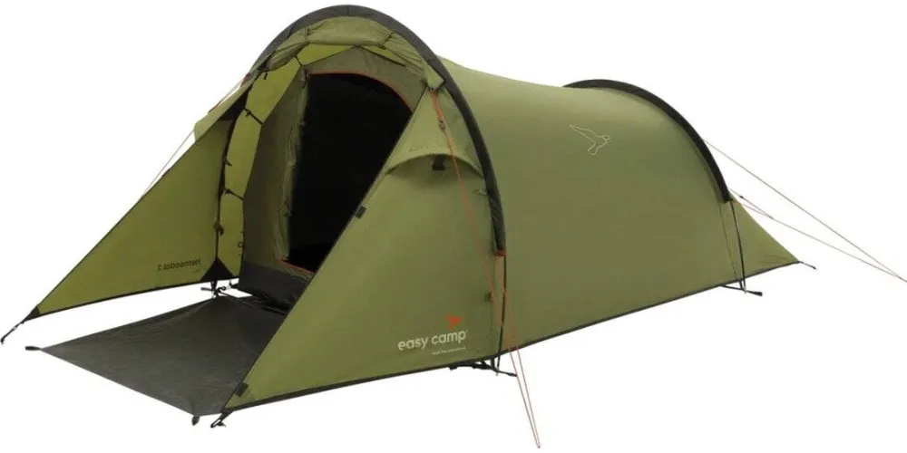 Easy Camp Cort tunel Hemsedal cu 2 tuneluri (verde masliniu, model 2025)