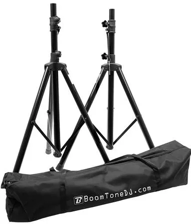 BoomTone DJ SET SUPORT BOXE REGLAJ 100- 160CM MAX 30KG + HUSA TRANSPORT