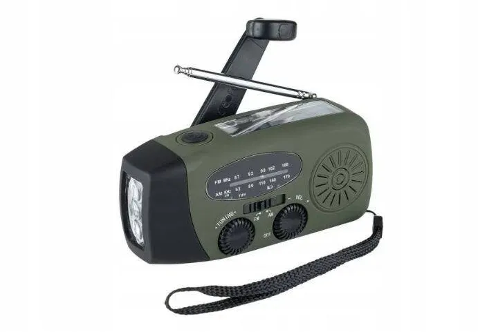 Corp Iluminat FOSCO Outdoormen Edit emergency radio. Solar-Dynamo
