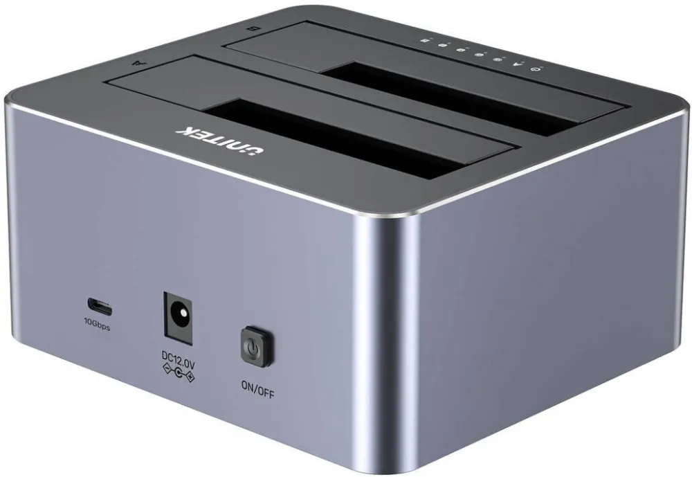 Docking Station Unitek CLONING STATION 2X SATA 2.5" 3.5" USBC 10GB