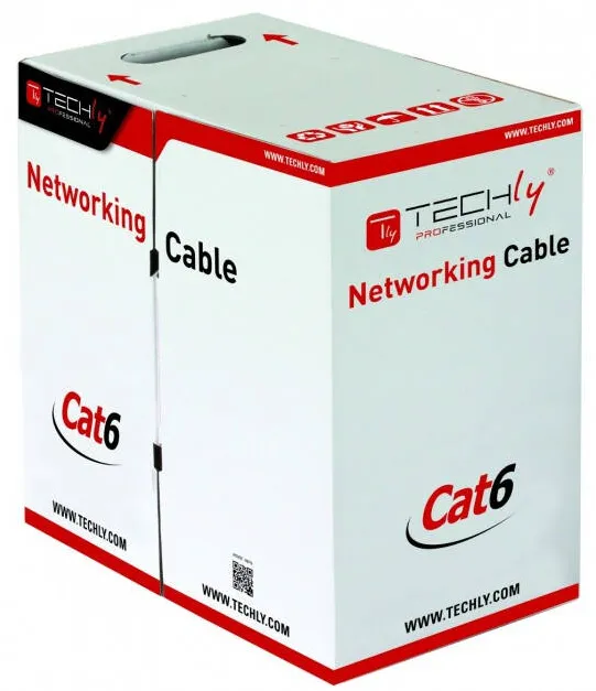 TECHLY ITP6-CCA-305-BL Cablu Retea Albastru 305 m Cat6 U/UTP (UTP)