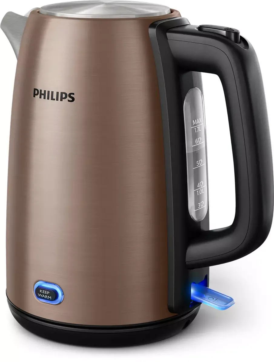 Philips HD9355/92 Kettle Viva Collection, Electric, Capacity 1.7 L, Brown