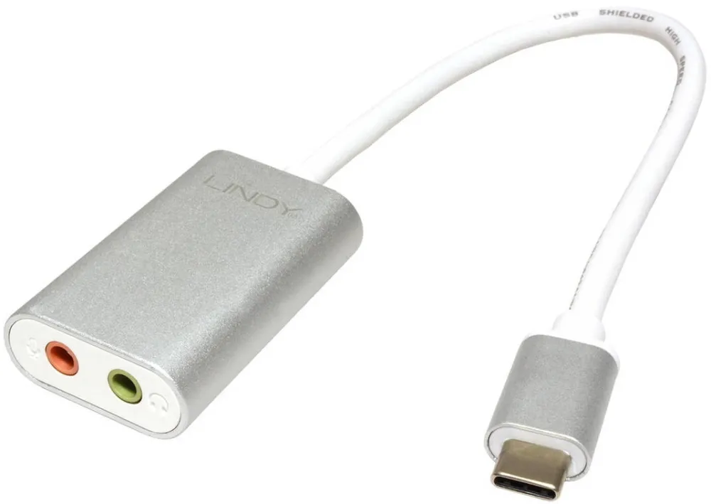 Adaptor Lindy Adap Lindy USB Typ C auf Audio Konverter