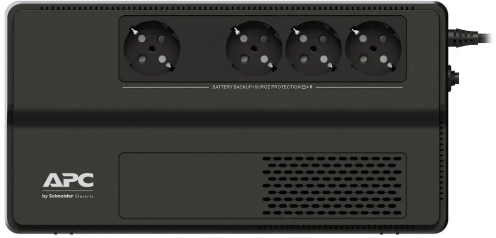 UPS APC Easy UPS, 500VA, floor/wall mount, 230V, 4x CEE 7/3 Schuko sockets, AVR, Black