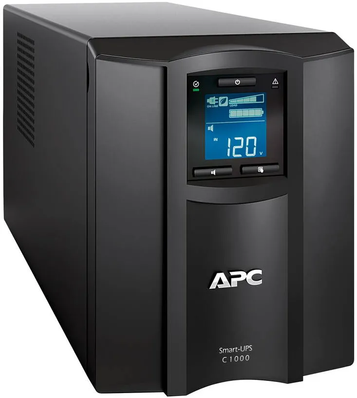 UPS APC Smart-UPS C, Line Interactive, 1000VA, Tower, 230V, 8x IEC C13 Sockets, SmartConnect Port, USB and Serial Connectivity, AVR, Graphic LCD