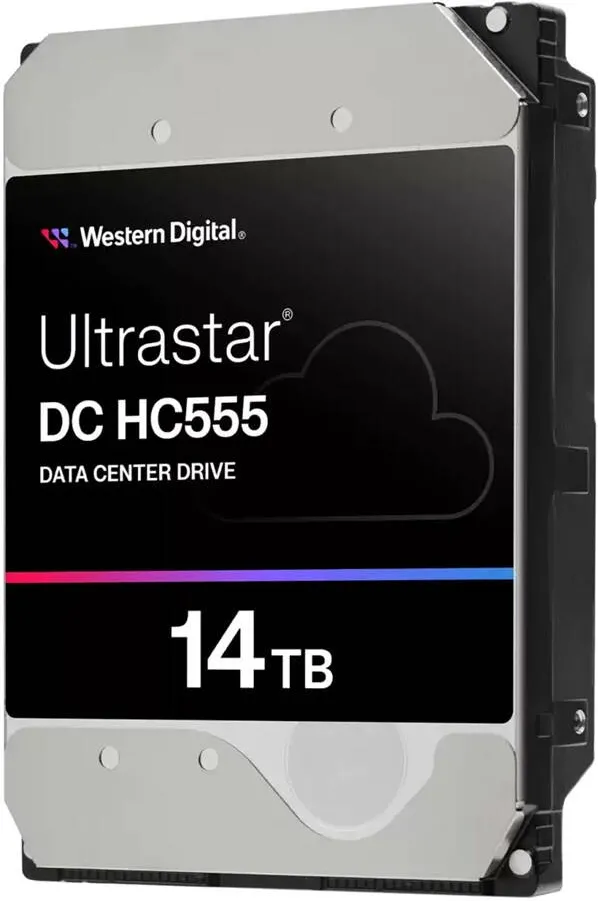 Hard disk server WD Ultrastar DC HC555 internal hard drive 14 TB 7200 RPM 512 MB 3.5" SAS3