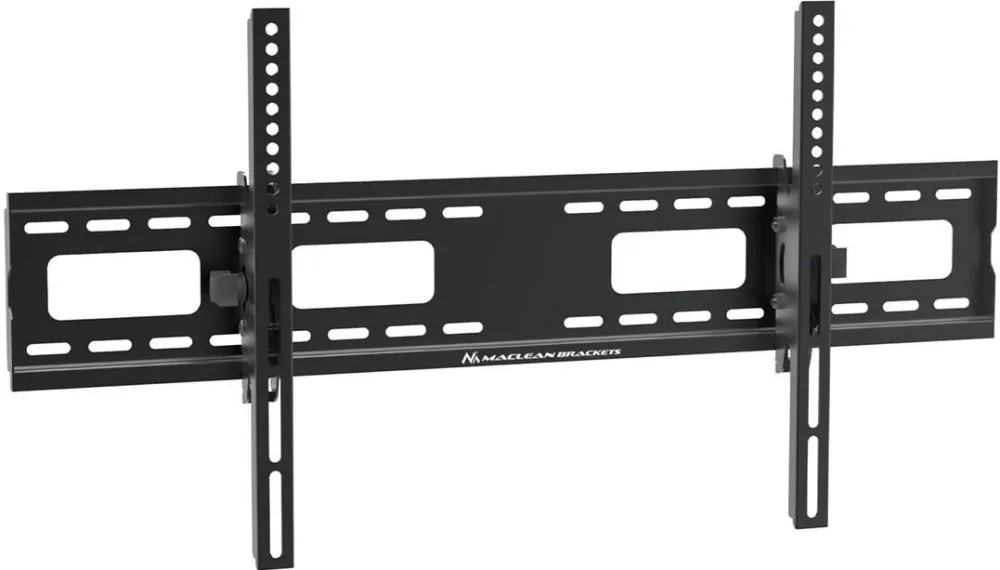 Suport TV / Monitor MACLEAN MC-422 TV Wall Mount Heavy Duty 43"-100" max VESA 800x400 120kg Tilting +/-15° Bracket Holder Hanger with Spirit Level Accessories