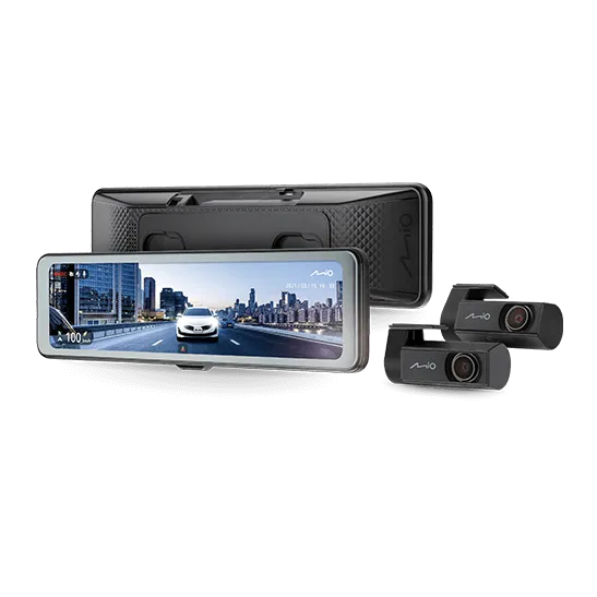 Camera Auto MIO MiVue R860WD Premium Touch Mirror Type 2.5K Dual Cams