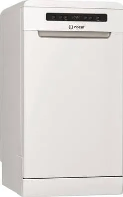 INDESIT DSFO 3T224 C Dishwasher, Free standing, E, Width 45 cm, 10 place settings, White
