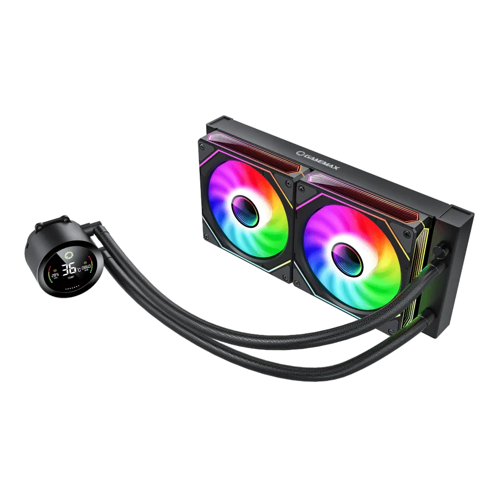 Gamemax Gamemax | CPU Liquid cooler | ICEBURG 240 DIGITAL | Black