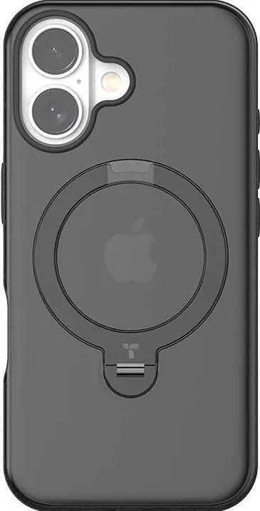 Torras Case Torras Ostand Spin dla iPhone 16 Plus (Czarne)