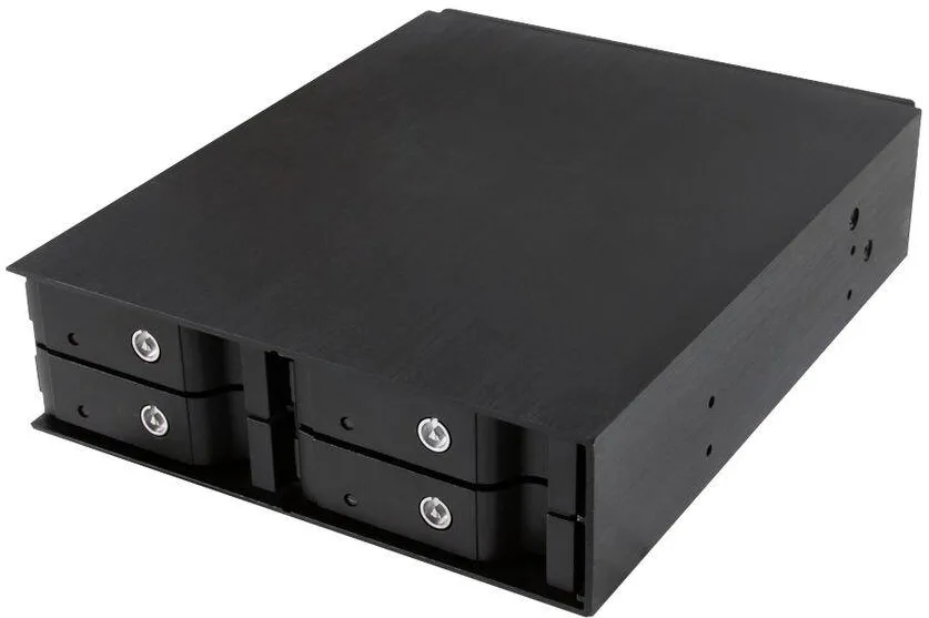 Enclosure Icy Box Backplane 4x2,5" SATA/SAS HDD/SSD -> 5,25" Schacht sw