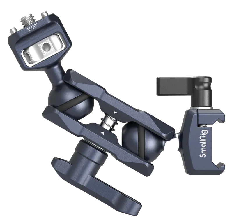 SmallRig 3875 Magic Arm with Dual Ball heads (1/4"-20 Screw and NATO Clamp)