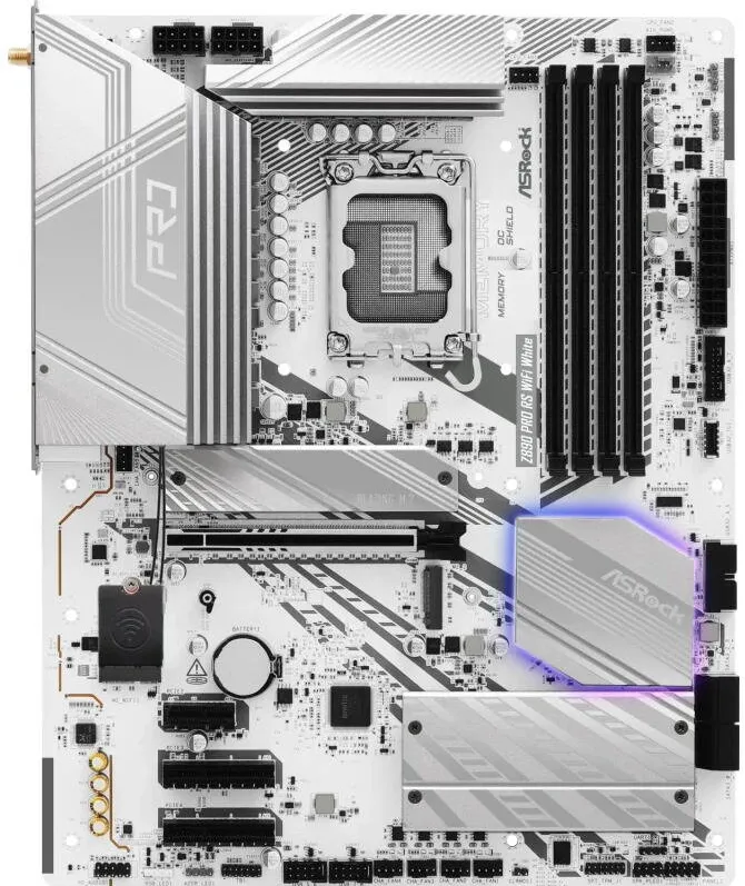 Placa de Baza ASRock Z890 PRO RS WIFI WHITE
