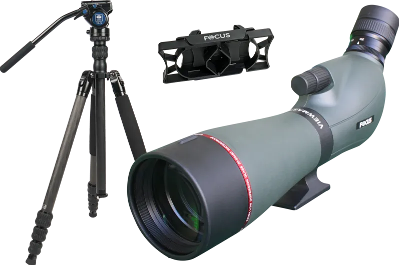 FOCUS OPTICS Kit Focus Viewmaster 16x48x65 w Sirui 7VC + Digi ad