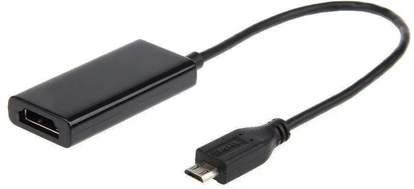Adaptor Gembird Adaptor HDTV 5-pin MHL microUSB M - HDMI F