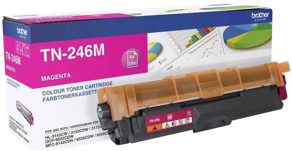 Toner imprimanta Brother Toner imprimanta, Brother, Compatibil cu Brother TN-246M, 2500 pagini, Magenta