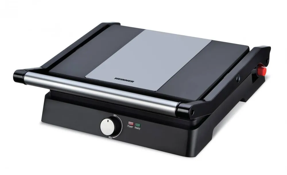 HEINNER Gratar electric, HEPG-F2000BKSS, 2000W, Negru/Gri