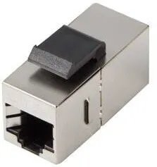 Accesoriu Retea LANBERG Cuplaj modular, Lanberg, Feed/Thru Keystone RJ45->RJ45 FTP cat6, gri
