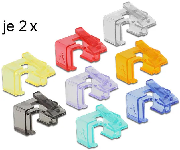 Adaptor DELOCK 86420, RJ45 16x Repair Clip