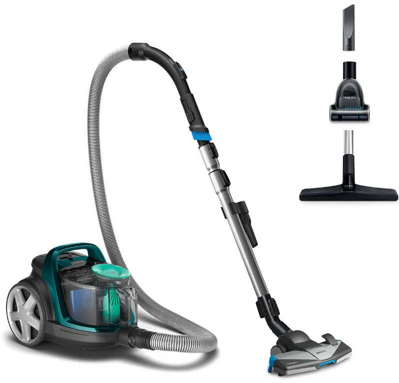 Aspirator Philips fara sac, PowerPro Active FC9555/09, 1.5L