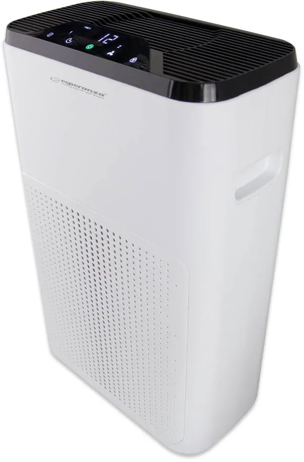 Esperanza Purificator EHP004 Mistral, 3 nivele de filtrare, telecomanda, ventilator, termometru, Alb