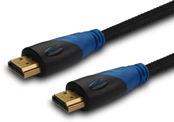 SAVIO CL-02 HDMI cable 1.5 m HDMI Type A (Standard) Black,Blue