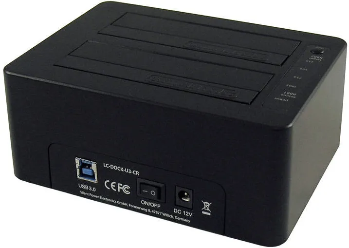 Rack LC-Power LC-DOCK-U3-CR - HDD docking station - SATA - USB 3.0