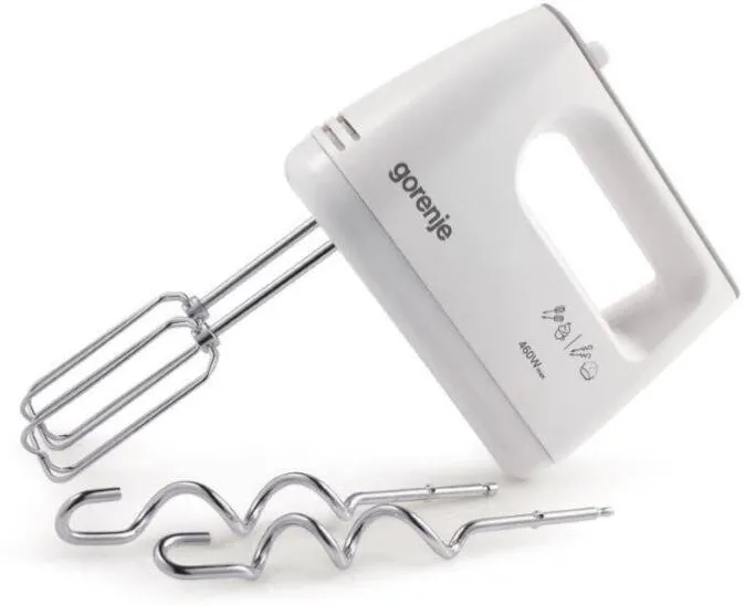 GORENJE Mixer de mana M420CW, 450W, 5 trepte de viteza, alb