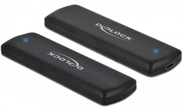 Rack DELOCK 42615 Enclosure M.2 SSD Black