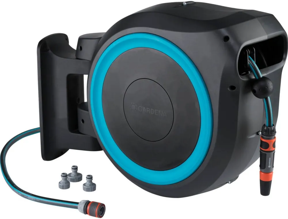 Gardena Furtun Gradina cu Montare pe Perete RollUp M/L (turquoise) 25 m