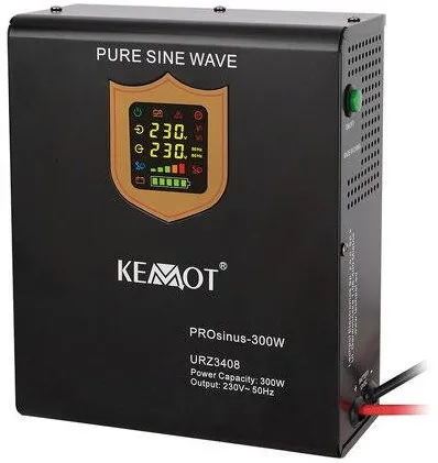 UPS Kemot Centrale Termice URZ3408 Sinus Pur  300W 12V DC Negru