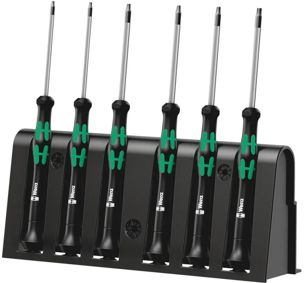 WERA 2067/6 Electricians TORX BO Set Surubelnite +Rack