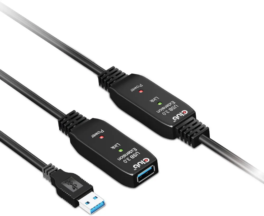 CLUB 3D Cablu repetitor activ CLUB 3D CAC-1406 USB 3.2 Gen1 15m M/F 28AWG