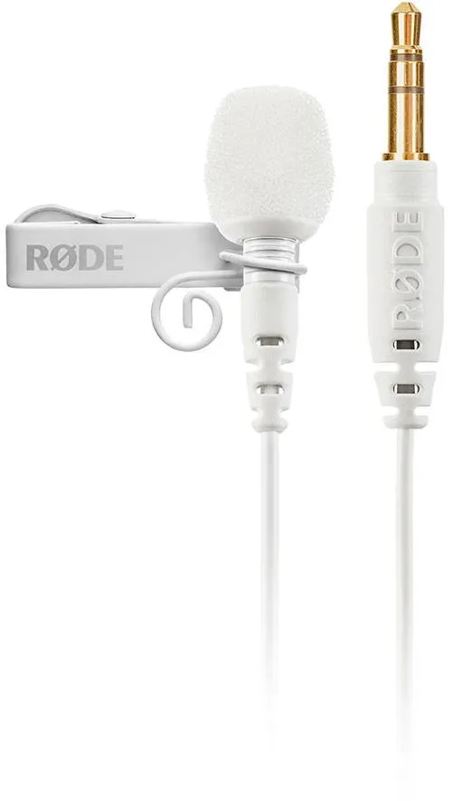Microfon Rode LAVALIERA GO  Alb Microfon cu clips