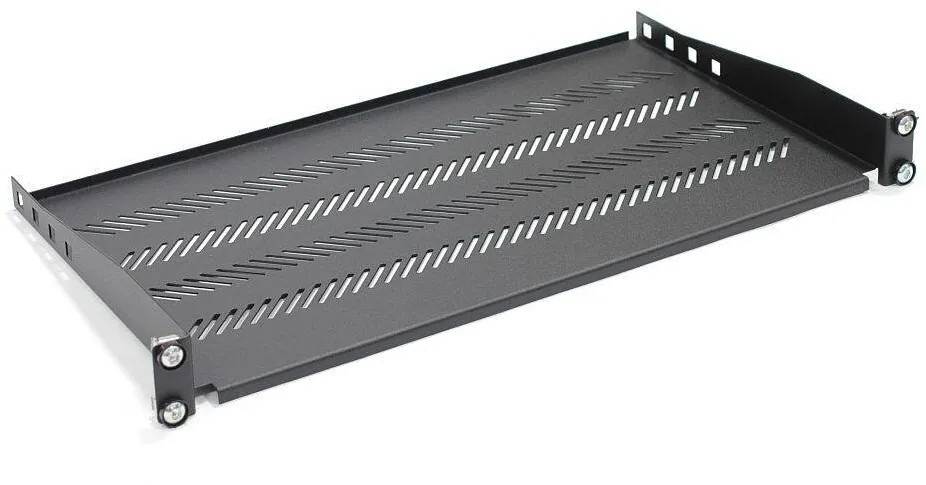 Assmann Shelf for 450mm 19 "483x250mm 1U black racks with adjustable and support