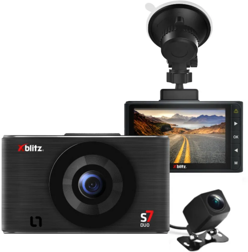 Camera Auto Xblitz S7 Duo - video Dual fata/spate, Full HD, Negru