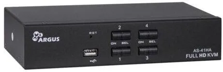 Switch Inter-Tech AS-41HA HDMI, 4 Port, Metall