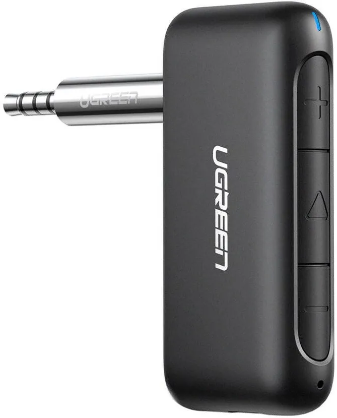 Adaptor UGREEN Bluetooth 5.0 mini mufa AUX pentru masina negru (70303)