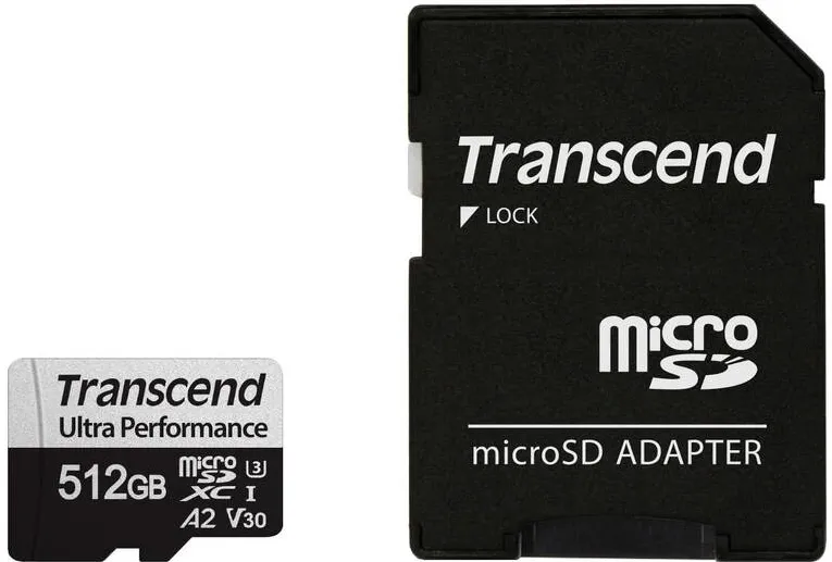 Card de Memorie Transcend microSD 512GB SDXC USD340S w/Adapter