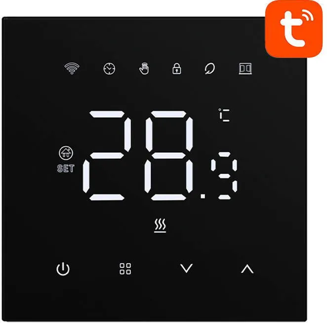 Avatto Termostat inteligent WT410-16A-B incalzire electrica 16A WiFi