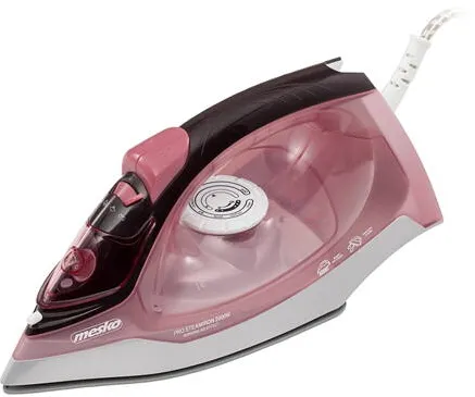 MESKO Fier de calcat MS 5028, 2600W, 230 ml, Roz/Negru