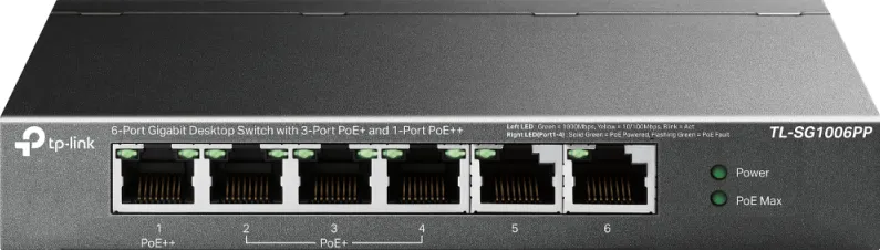 Switch TP-Link TP-LINK Gigabit TL-SG1006PP