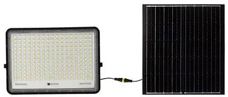 V-TAC Reflector cu incarcare solara 30W 2300LM 6400K - negru