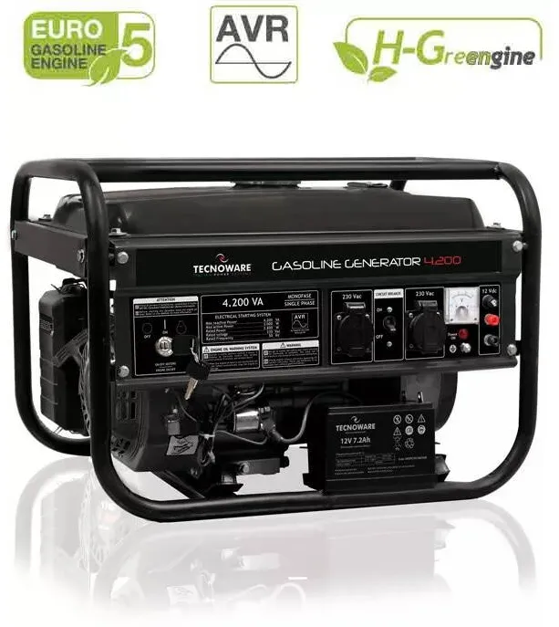 Tecnoware Generator curent Tecnoware FGE4200E monofazat 4200VA Negru
