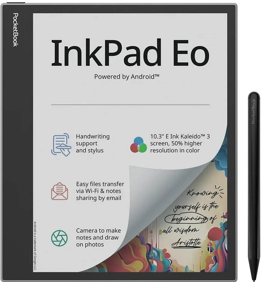 eBook Reader PocketBook InkPad Eo 10.3 inch E-Ink Kaleido 3 64GB WI-FI Mist Gray
