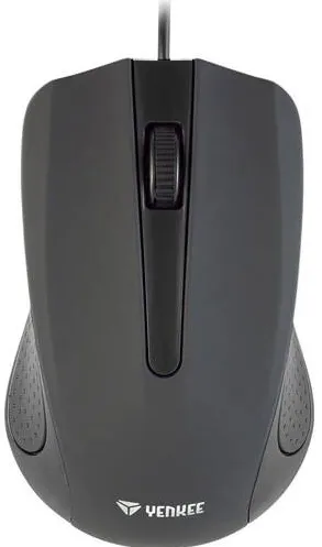 Mouse Yenkee USB wired mouse, 3 buttons, rubberized surface, 1000DPI