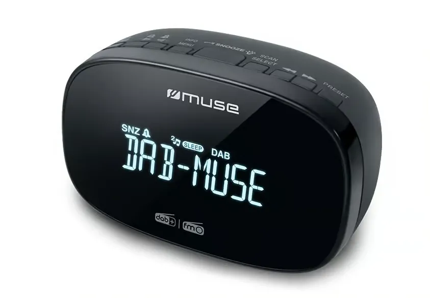 MUSE M-150 CDB DAB+/FM RDS Radio, Portable, Black