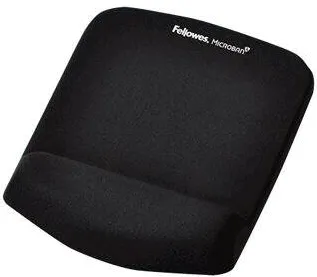 Mouse pad FELLOWES with wrist support PlushTouch, black