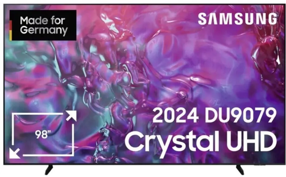 Televizor Samsung GU-98DU9079, LED TV - 98 - black/graphite, UltraHD/4K, WLAN, Bluetooth, HDR10+, 120Hz panel